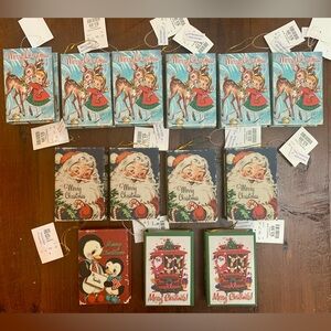 Vintage Christmas Gift Card Boxes